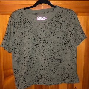 Crushing hearts ink splatter shirt